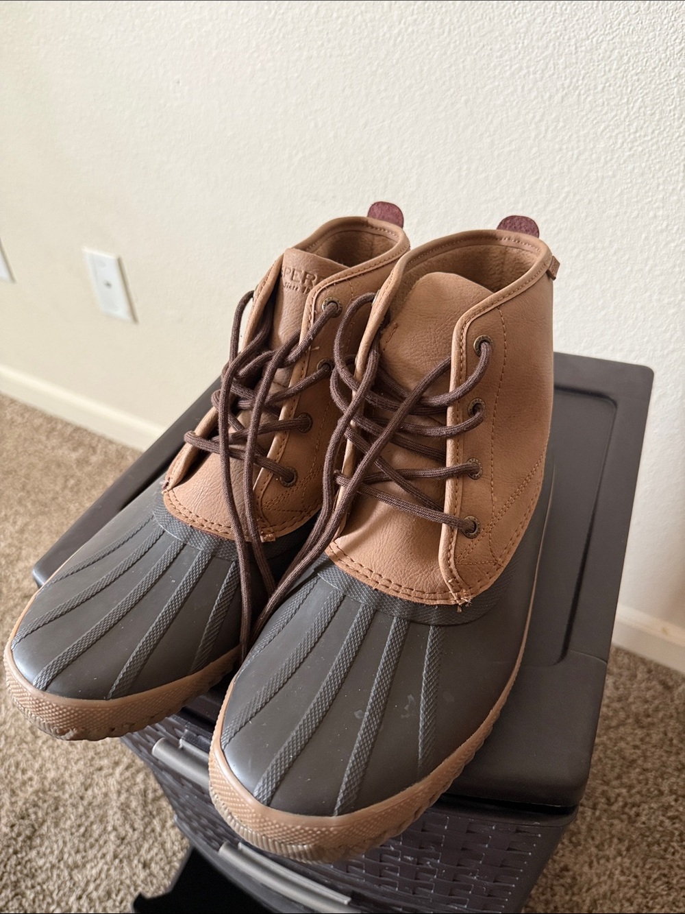 Sperry Brown & Gray Men's Duck Boots